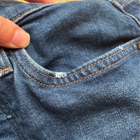 ARITZIA Denim Forum Blue Slim Straight Jeans - 25 - Picture 11 of 12